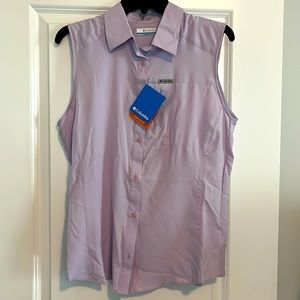 Columbia brand purple sleeveless top